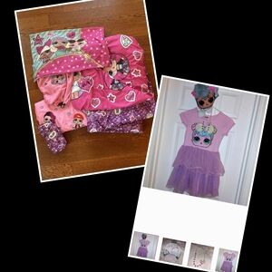 L.O.L. Surprise! Doll Bundle - Bed Set, Dress, Beanie, Necklace